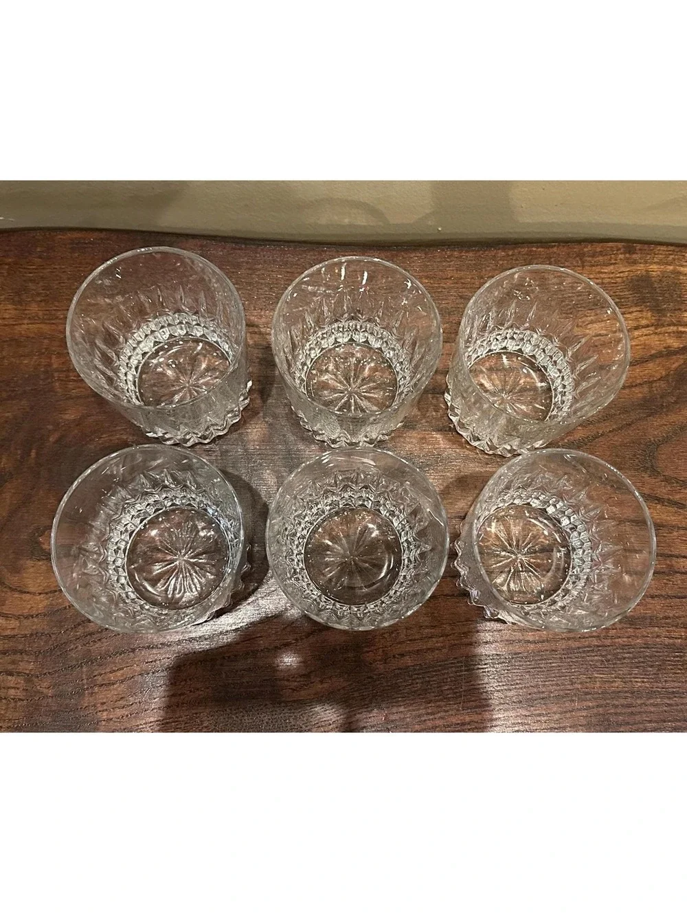 Cristal D'Arques-Durand Barcelona Tumblers: Vintage Rocks Glasses, Set of 6